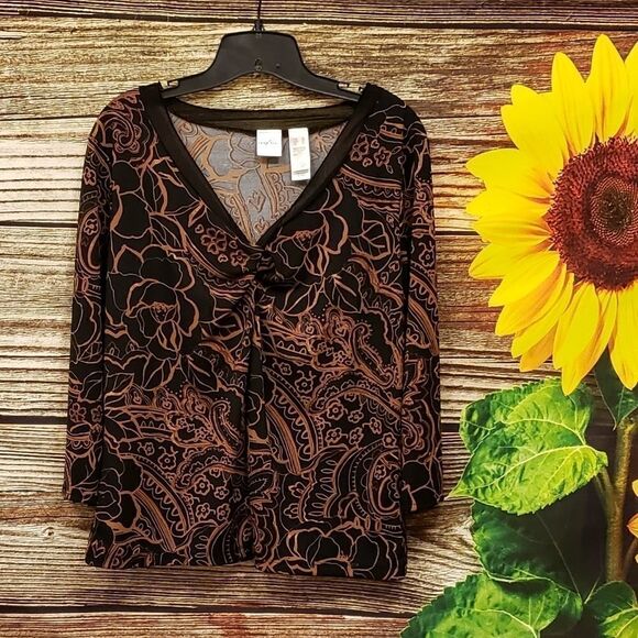 Emma James mid Sleeve Pullover top size XL Pre-own - Picture 1 of 5